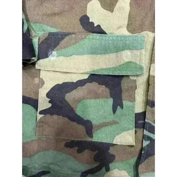 Men's US Army Air Force Military Field Jacket Coat Size Medium M XLong Patches - Picture 4 of 12